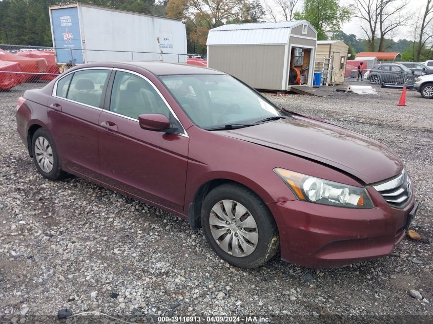 2012 HONDA ACCORD 2.4 LX