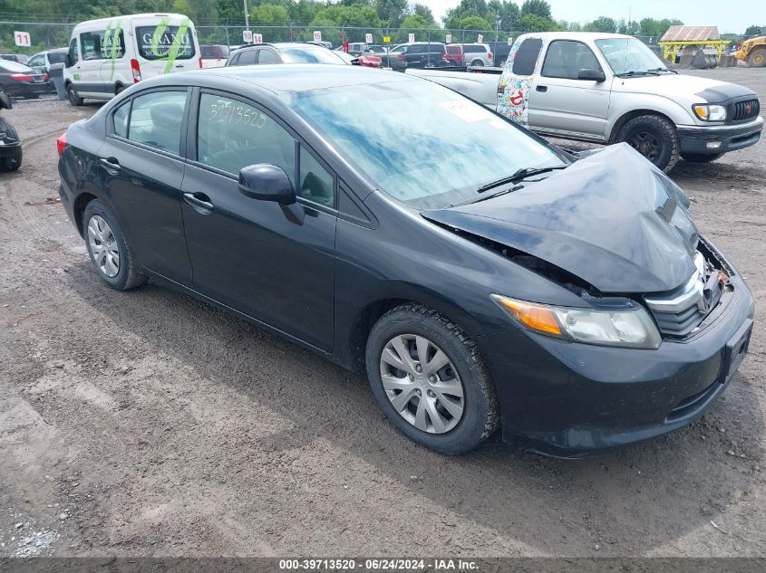 2012 HONDA CIVIC LX