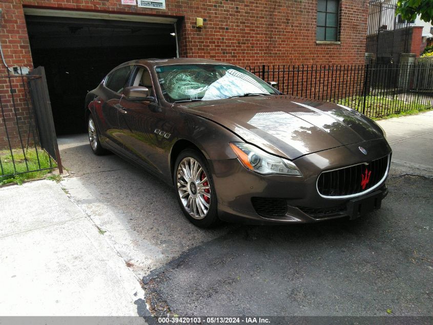 2014 MASERATI QUATTROPORTE S Q4