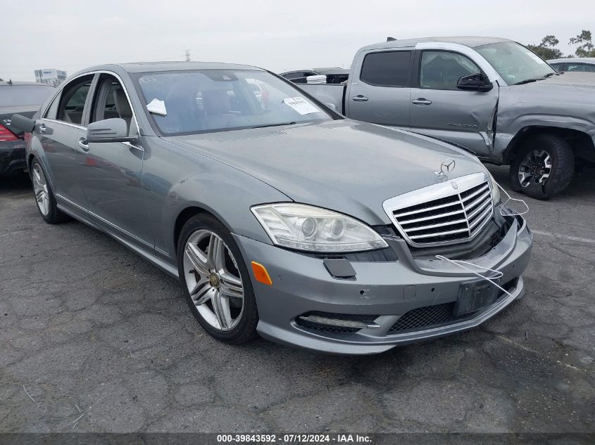 2013 MERCEDES-BENZ S 550