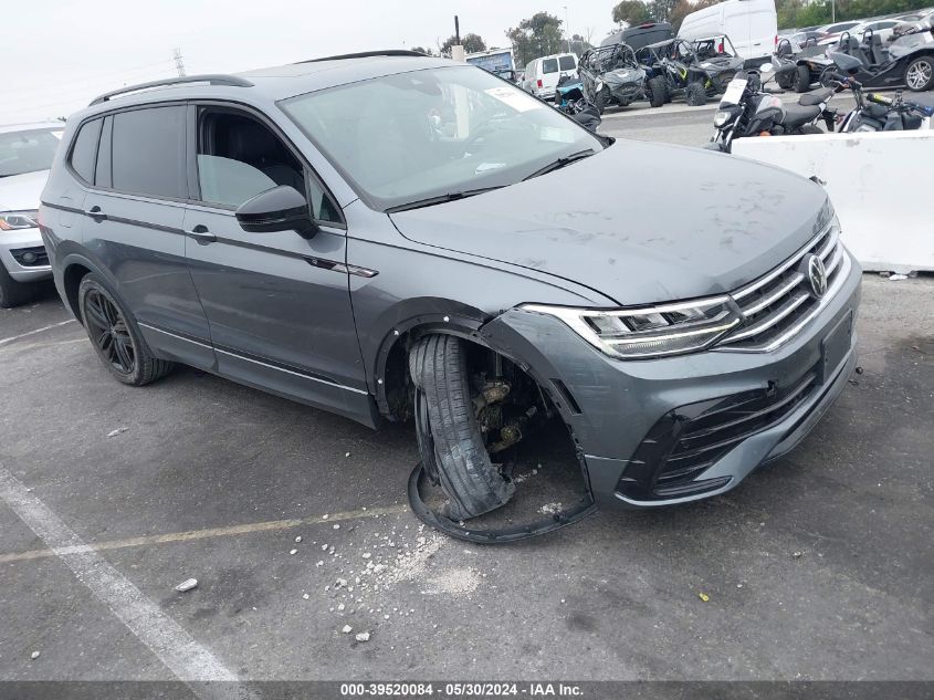 2022 VOLKSWAGEN TIGUAN 2.0T SE R-LINE BLACK