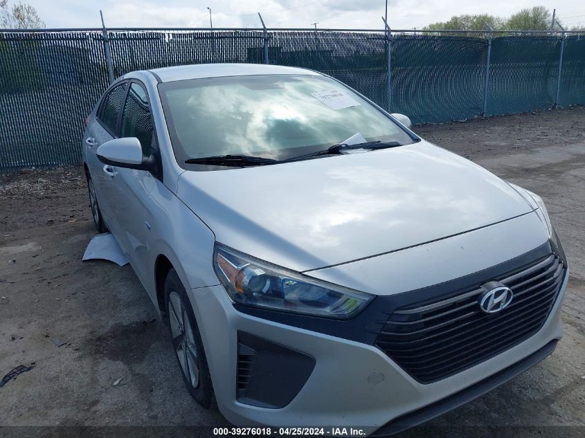 2019 HYUNDAI IONIQ HYBRID BLUE