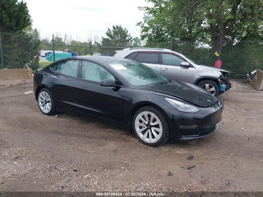 2021 TESLA MODEL 3