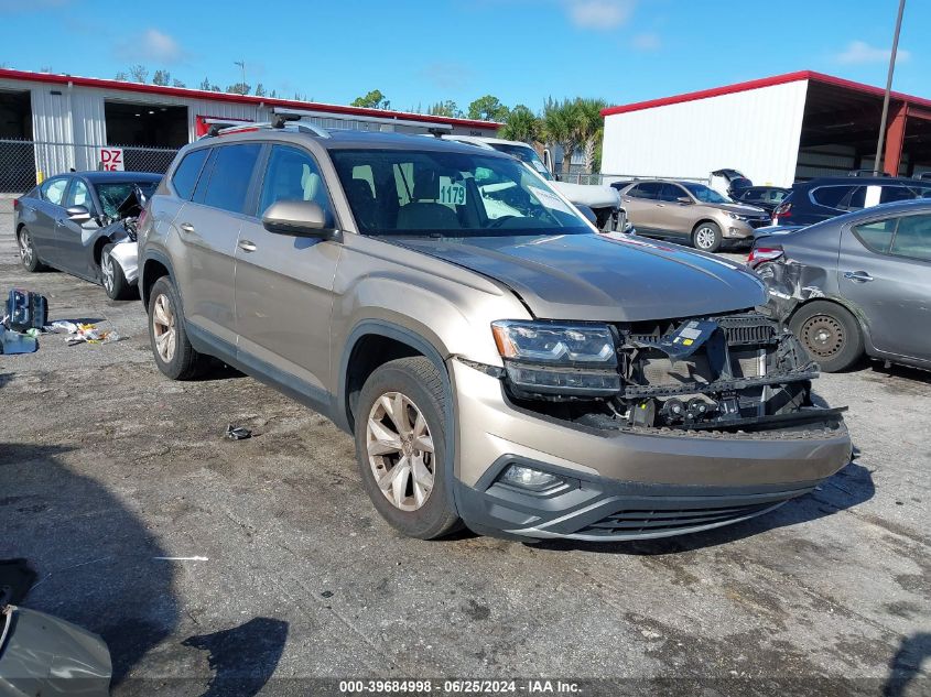 2018 VOLKSWAGEN ATLAS 3.6L V6 SE