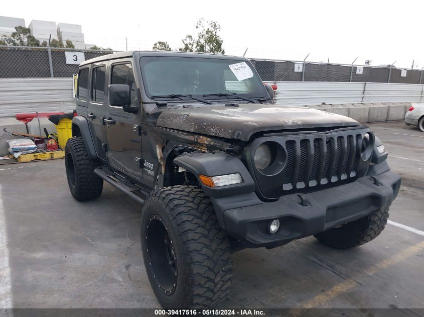 2018 JEEP WRANGLER UNLIMITED SPORT S 4X4