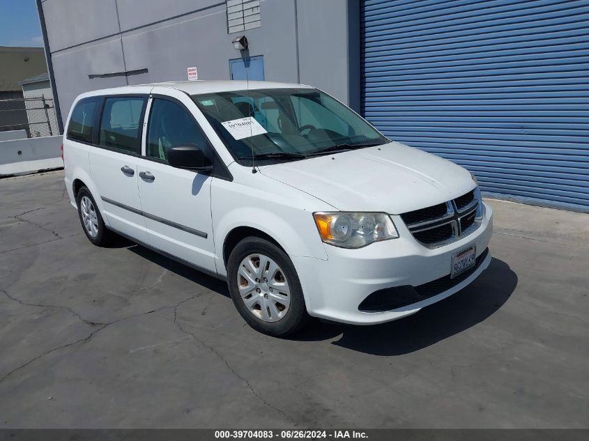 2014 DODGE GRAND CARAVAN AMERICAN VALUE PKG