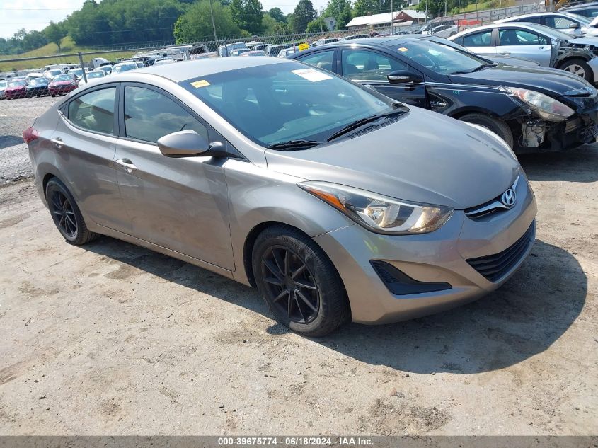 2014 HYUNDAI ELANTRA SE