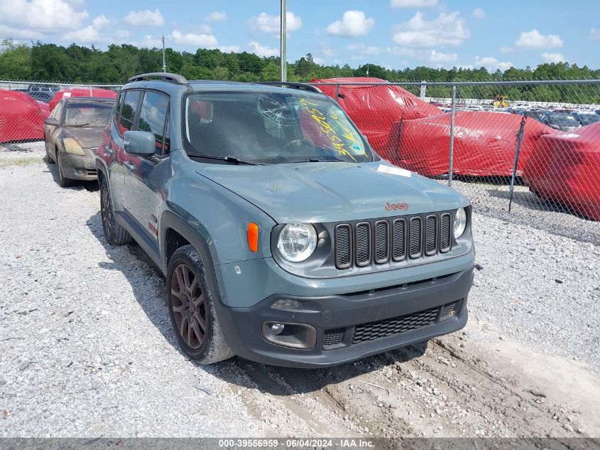 2016 JEEP RENEGADE 75TH ANNIVERSARY