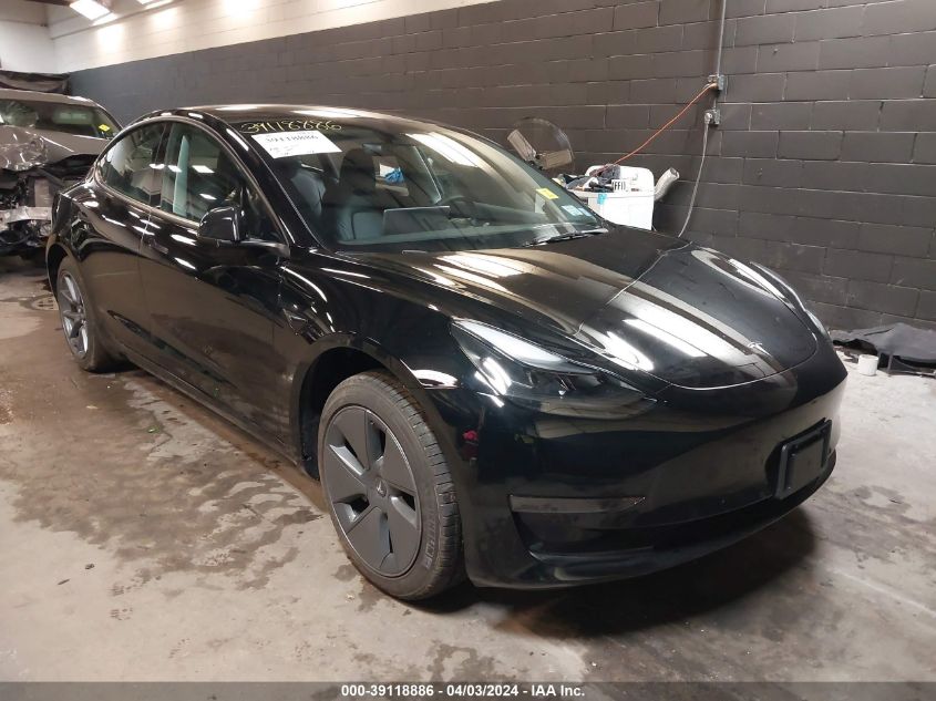 2023 TESLA MODEL 3 REAR-WHEEL DRIVE