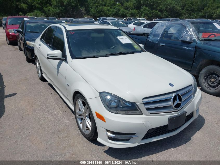 2012 MERCEDES-BENZ C 250 LUXURY/SPORT