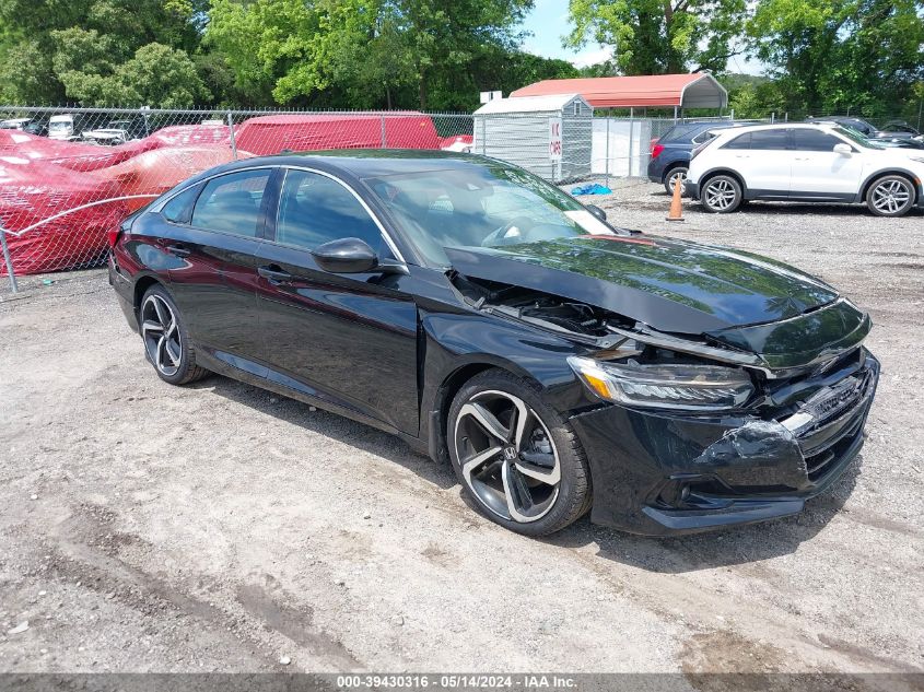 2021 HONDA ACCORD SPORT