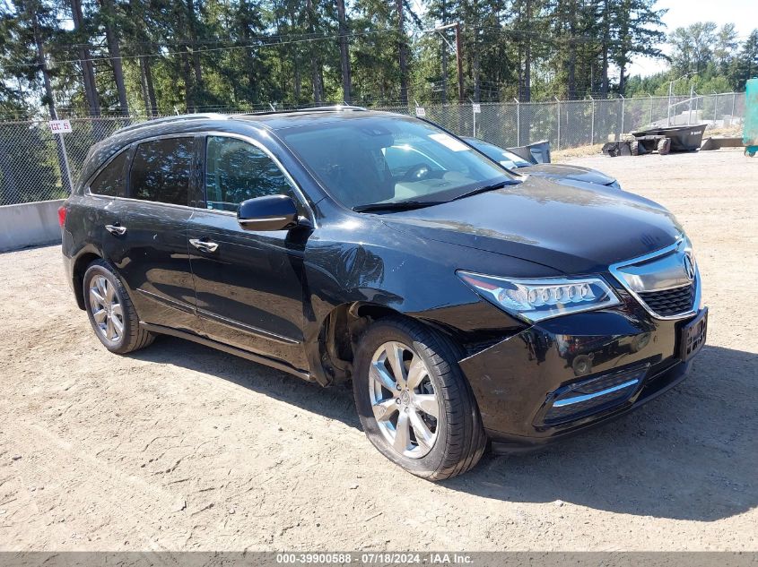 2016 ACURA MDX ADVANCE PACKAGE/W/ADVANCE/ENTERTAINMENT