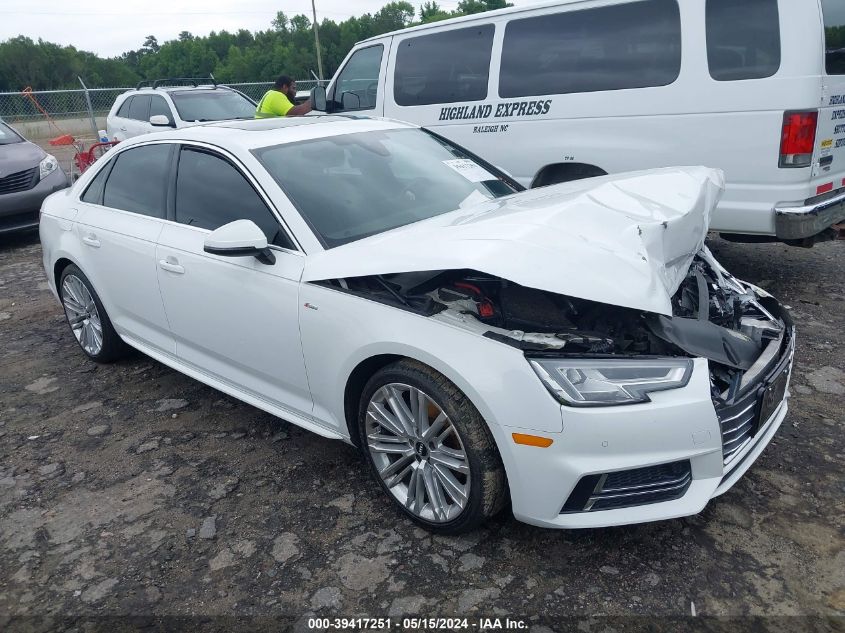 2017 AUDI A4 2.0T ULTRA PREMIUM