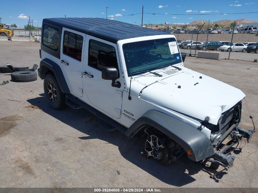 2017 JEEP WRANGLER UNLIMITED SPORT 4X4