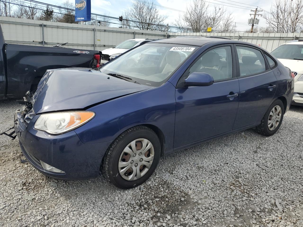 2010 HYUNDAI ELANTRA BLUE