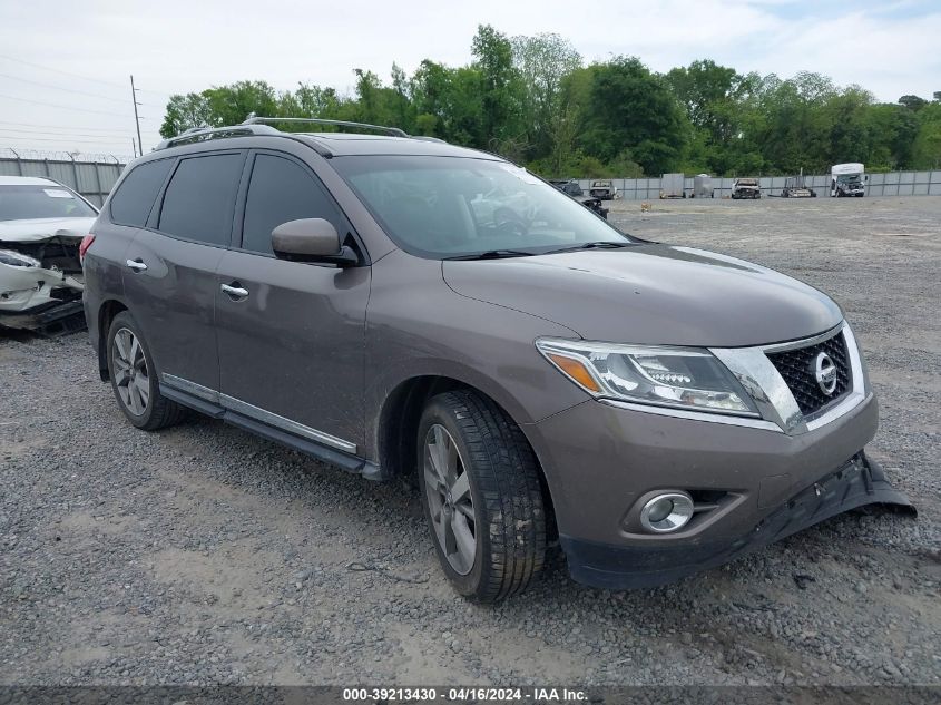 2014 NISSAN PATHFINDER PLATINUM