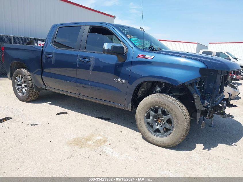 2022 CHEVROLET SILVERADO 1500 4WD  STANDARD BED LT