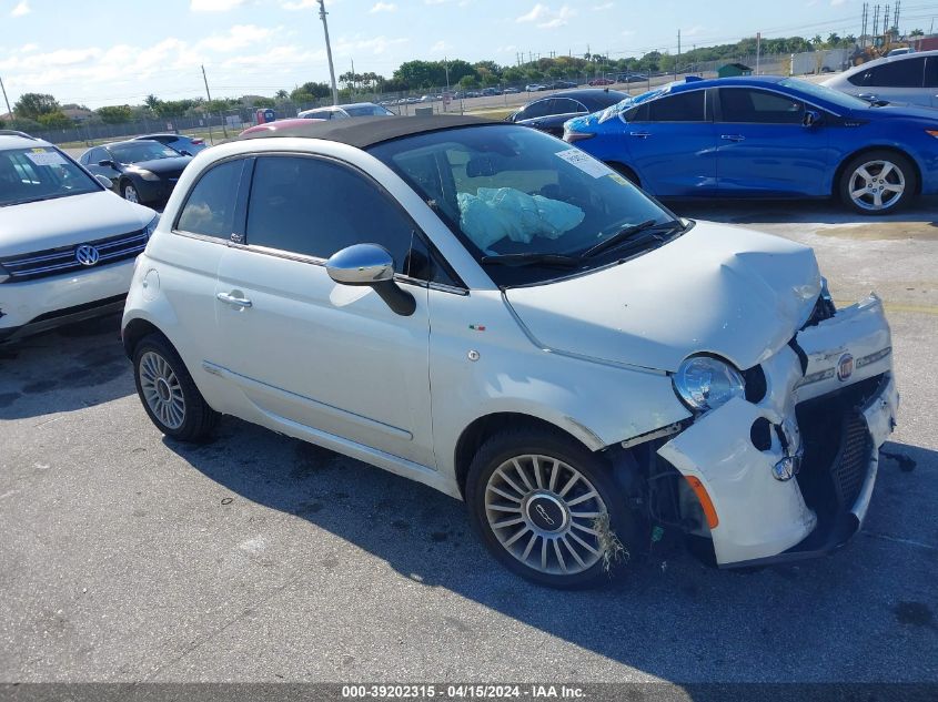 2012 FIAT 500C LOUNGE