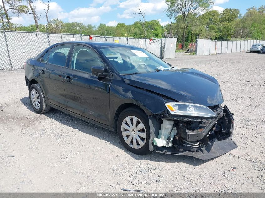 2013 VOLKSWAGEN JETTA 2.0L S