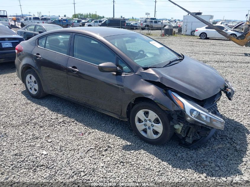 2018 KIA FORTE LX