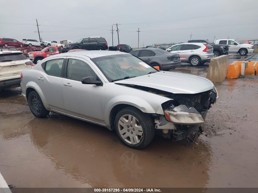 2012 DODGE AVENGER SE