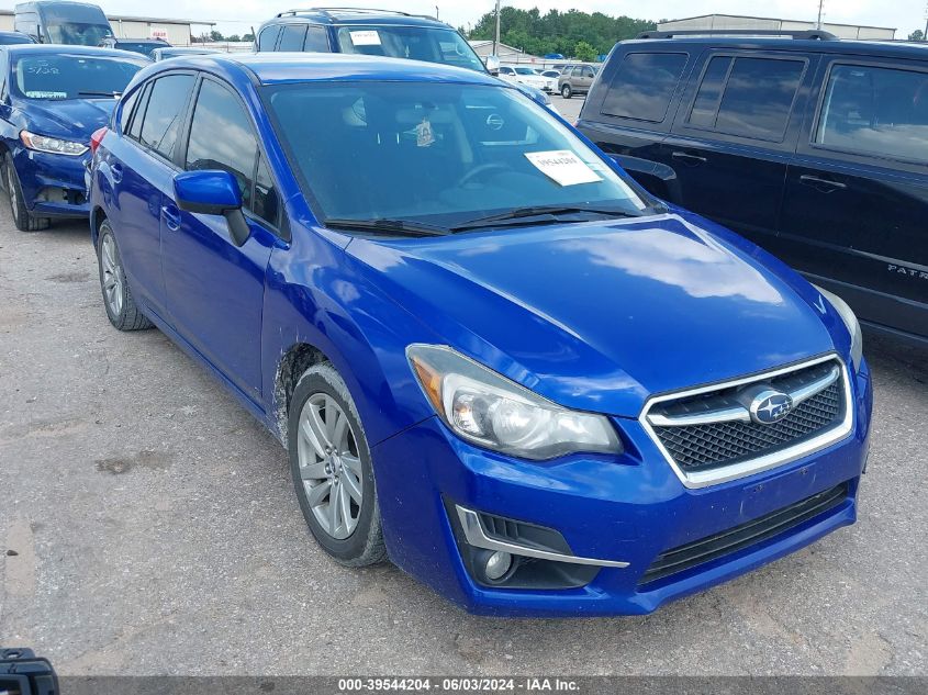 2016 SUBARU IMPREZA 2.0I PREMIUM