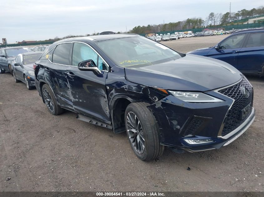 2022 LEXUS RX 350 F SPORT HANDLING