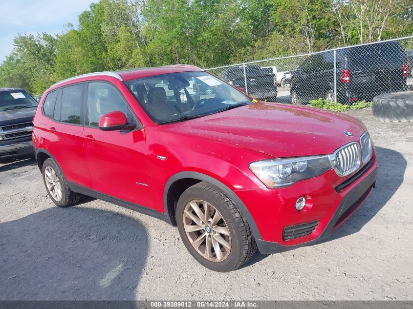 2016 BMW X3 XDRIVE28I