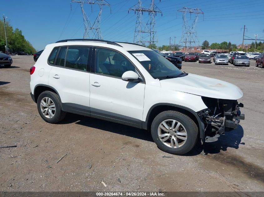 2016 VOLKSWAGEN TIGUAN S