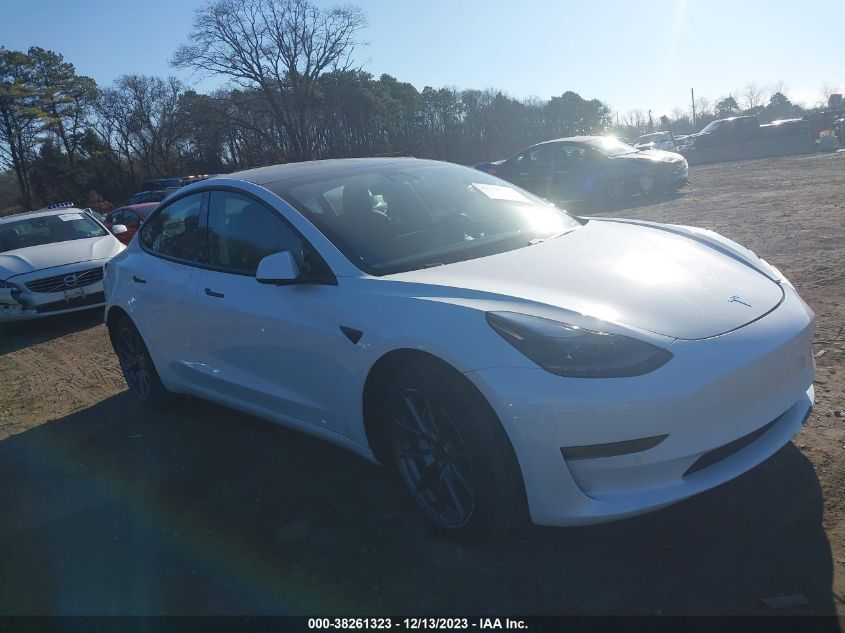 2021 TESLA MODEL 3 STANDARD RANGE PLUS REAR-WHEEL DRIVE