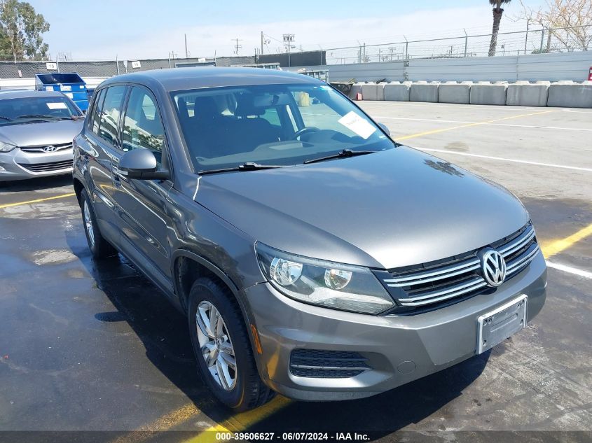 2012 VOLKSWAGEN TIGUAN S