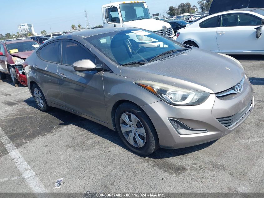 2016 HYUNDAI ELANTRA SE