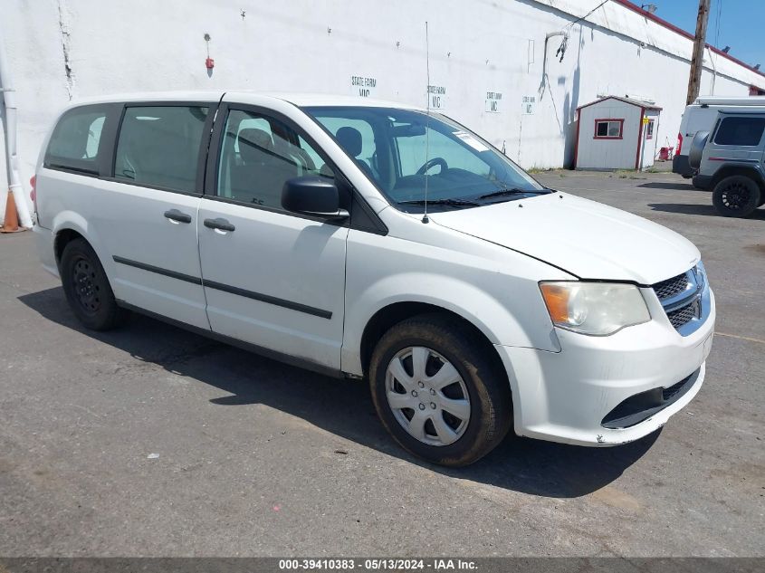 2013 DODGE GRAND CARAVAN AMERICAN VALUE PKG