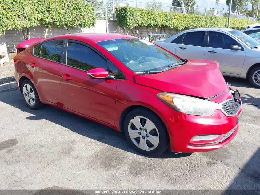 2016 KIA FORTE LX