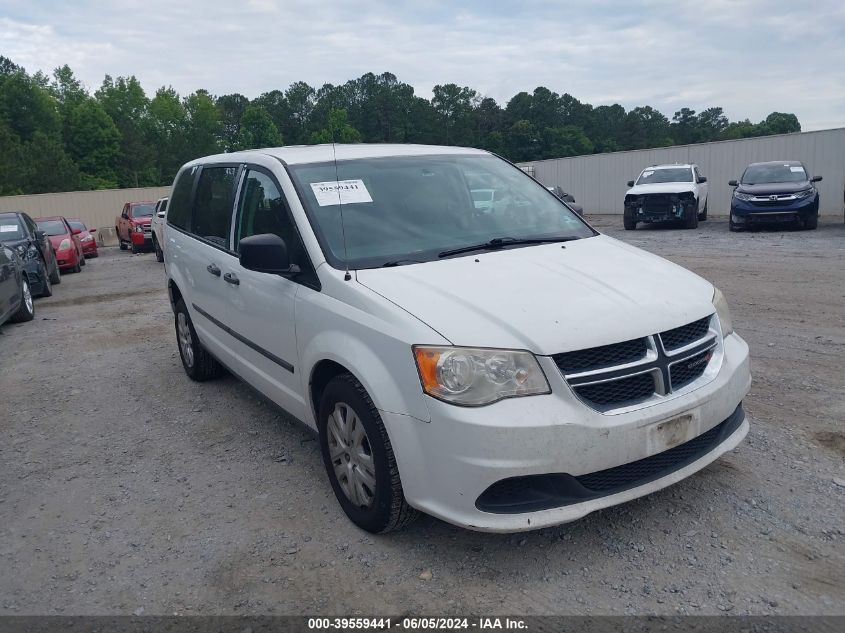 2014 DODGE GRAND CARAVAN AMERICAN VALUE PKG