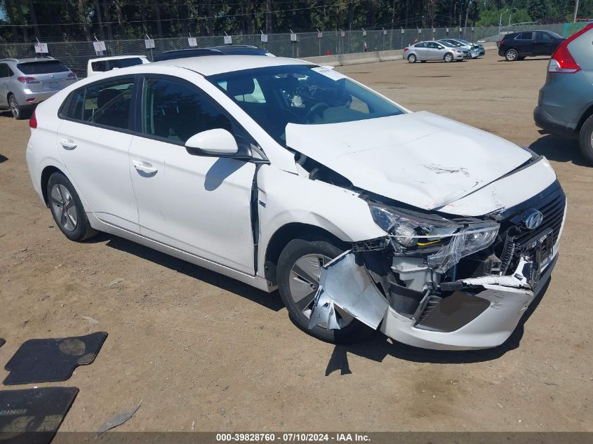 2017 HYUNDAI IONIQ HYBRID BLUE