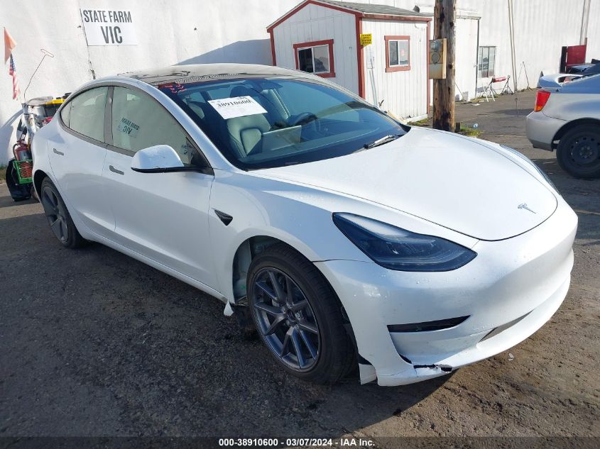 2023 TESLA MODEL 3 REAR-WHEEL DRIVE