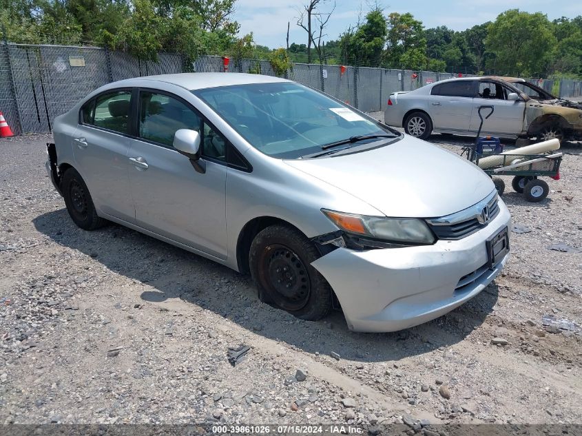 2012 HONDA CIVIC LX