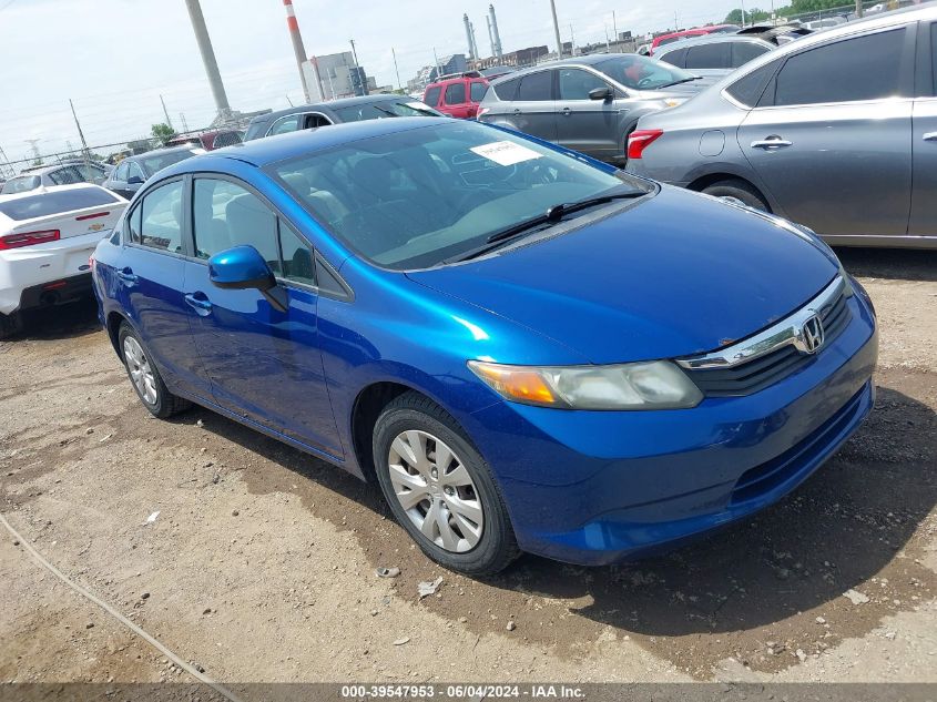 2012 HONDA CIVIC LX