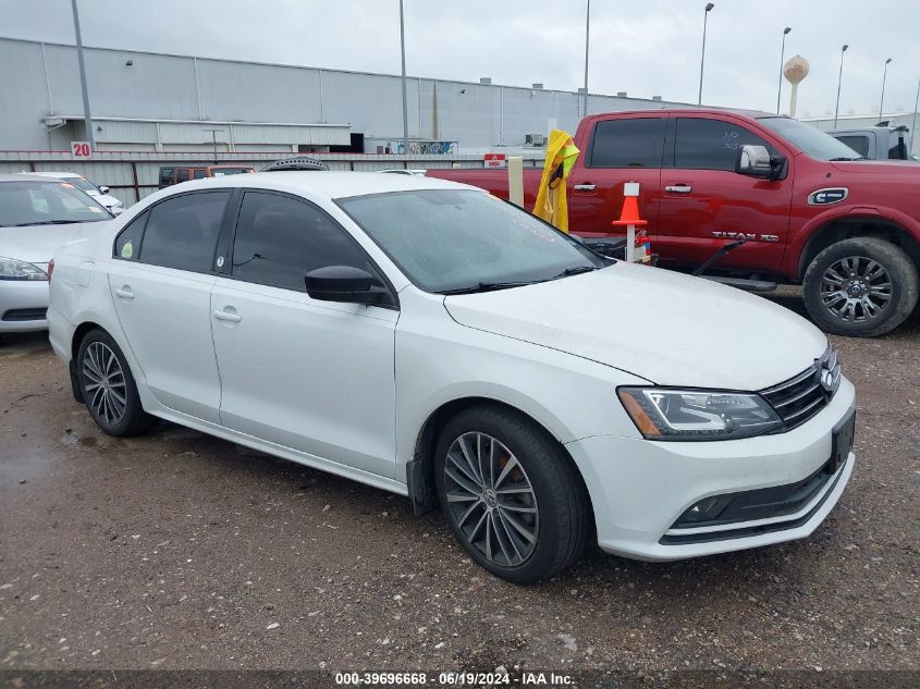 2015 VOLKSWAGEN JETTA 1.8T SPORT