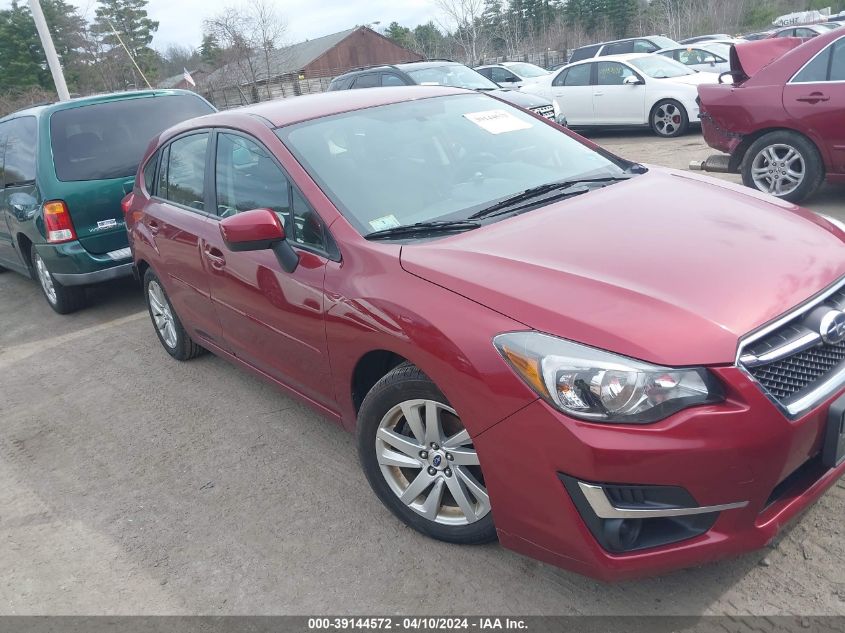 2016 SUBARU IMPREZA 2.0I PREMIUM