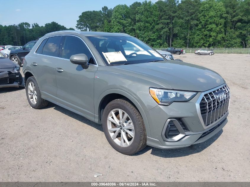 2021 AUDI Q3 PREMIUM 45 TFSI S LINE QUATTRO TIPTRONIC