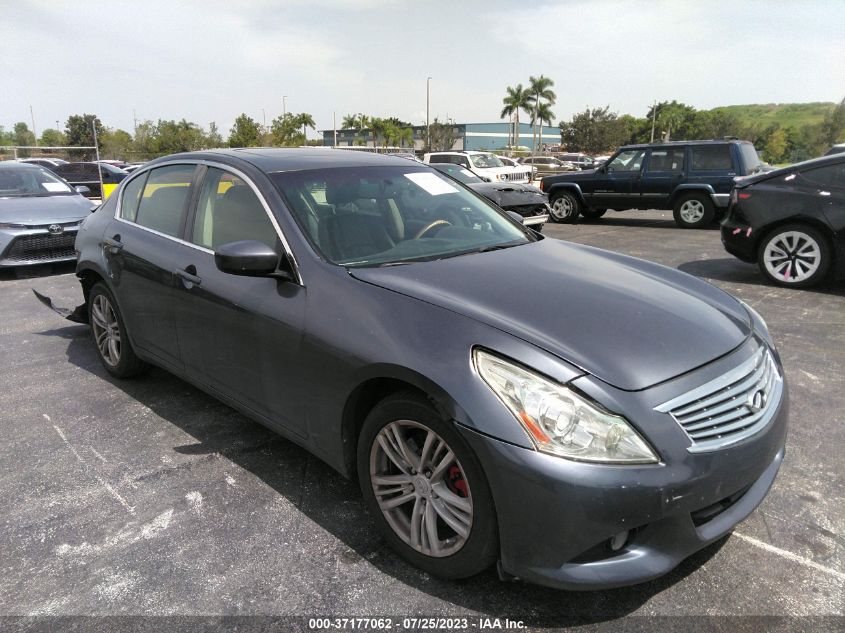 2010 INFINITI G37X