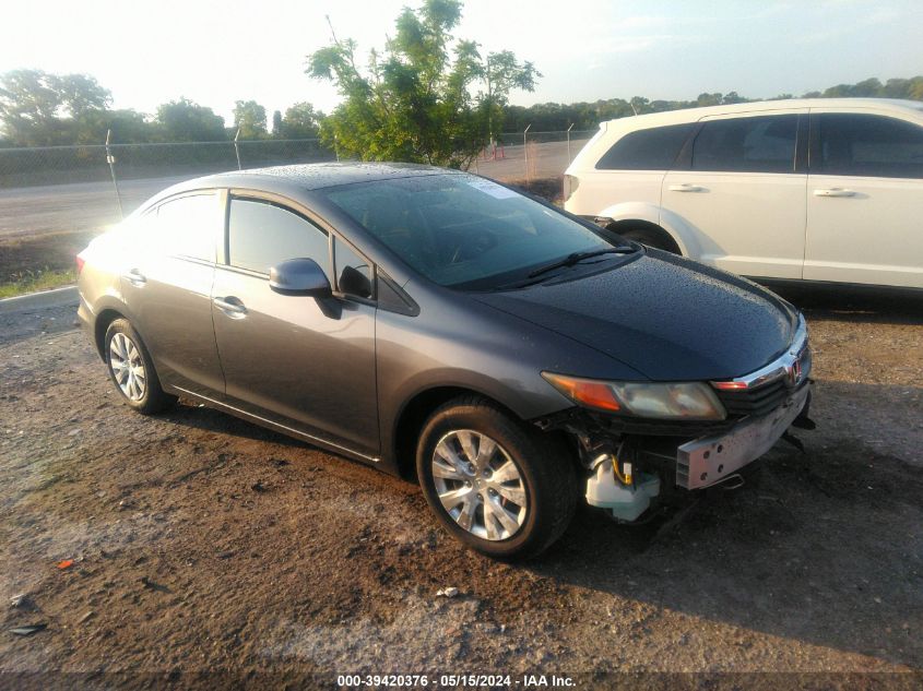 2012 HONDA CIVIC LX