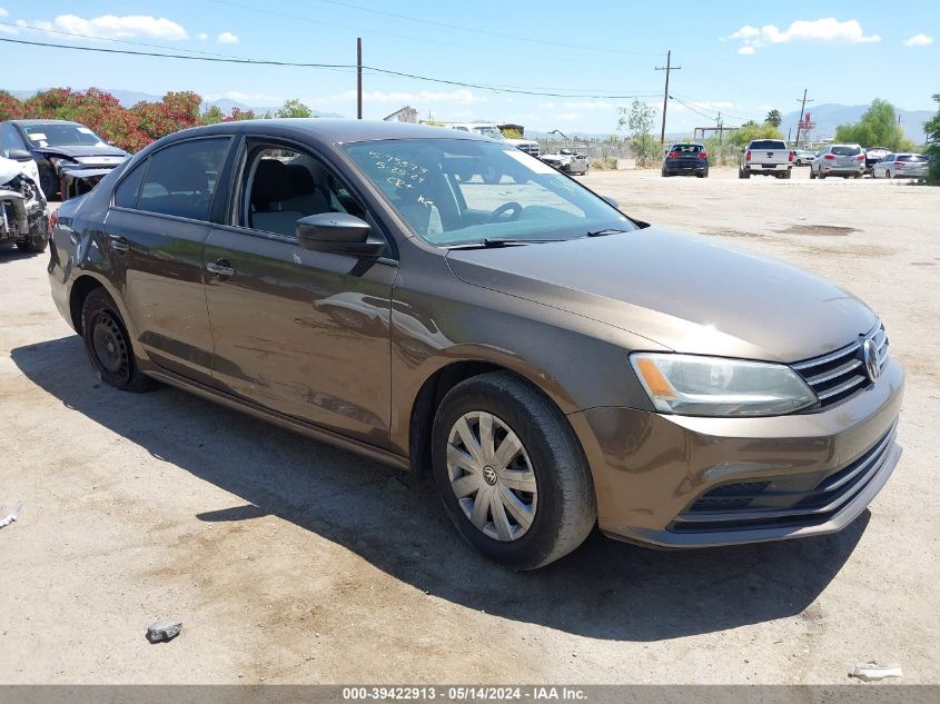 2015 VOLKSWAGEN JETTA 2.0L S