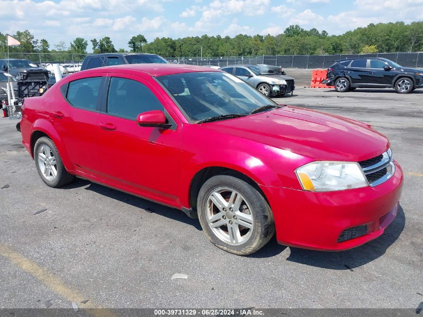 2012 DODGE AVENGER SXT