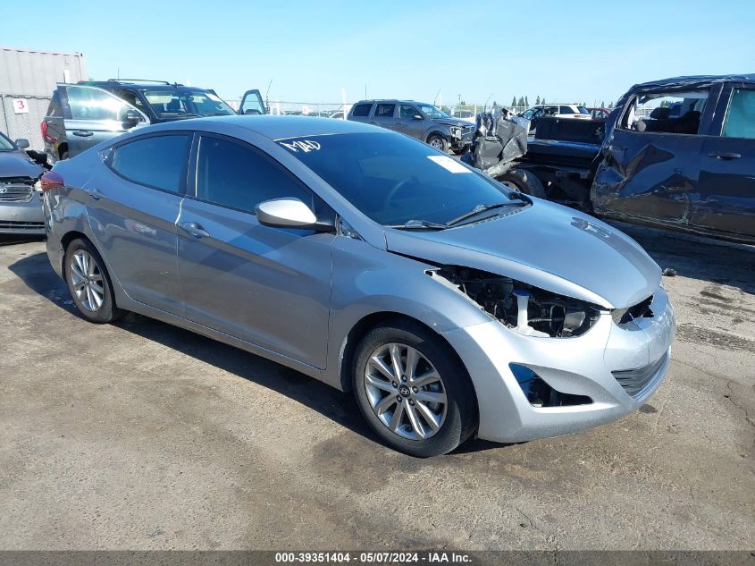 2016 HYUNDAI ELANTRA SE