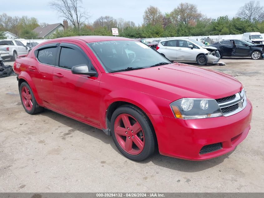 2013 DODGE AVENGER SE V6