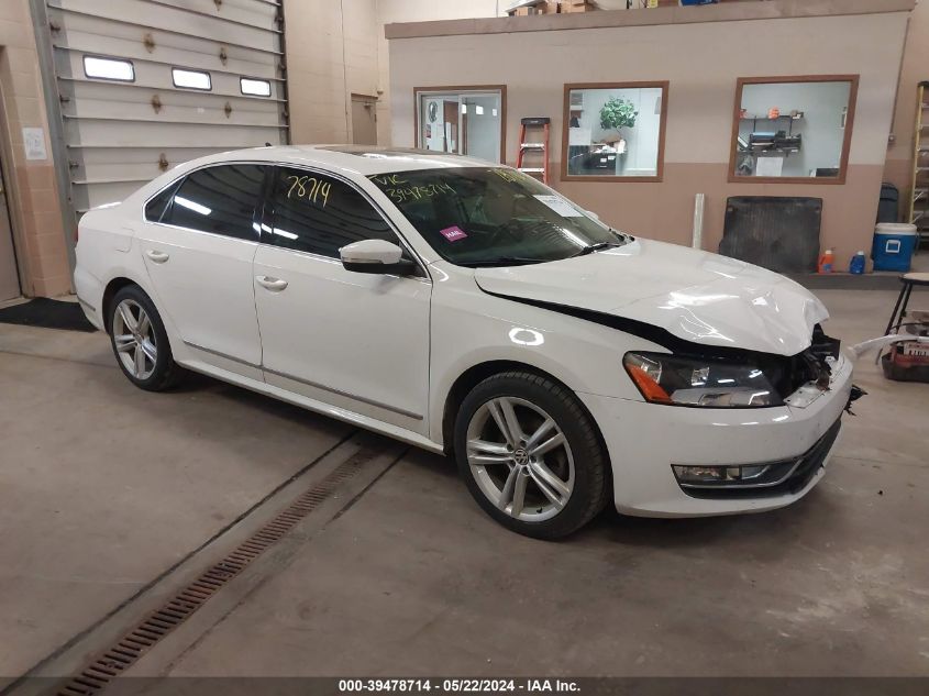 2013 VOLKSWAGEN PASSAT 2.0L TDI SEL PREMIUM