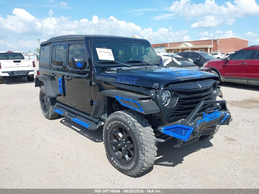 2020 JEEP WRANGLER UNLIMITED WILLYS 4X4